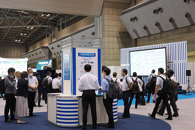 展示会会場内 通路風景01-01